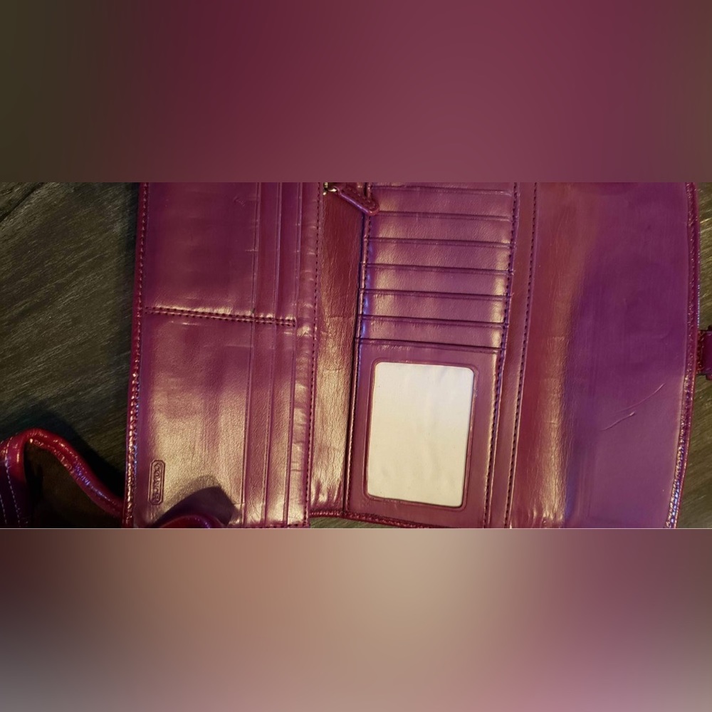 Coach bag vintage ergo Purple bag - Picture 6 of 14